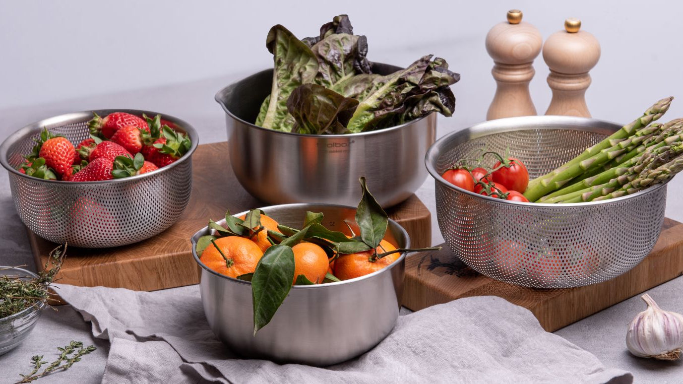 7 ways to use our Toolbar Mixing Bowl and Colander - Buy Me Once UK