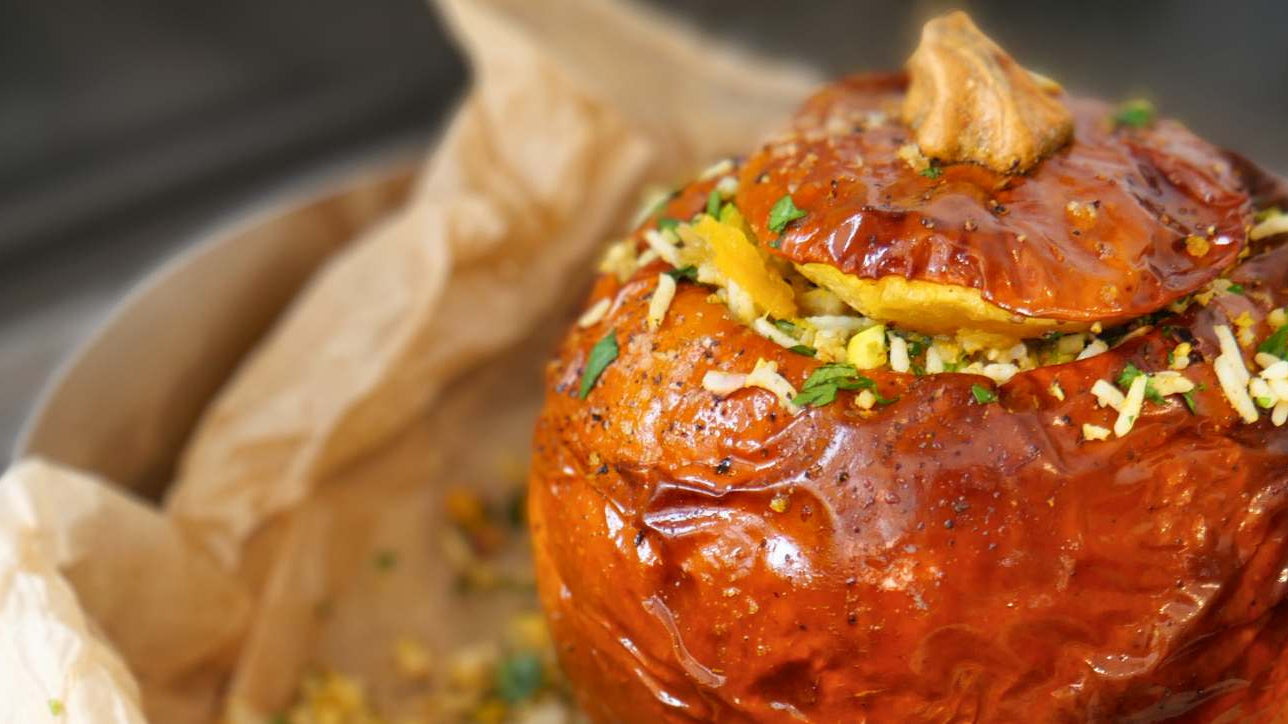 Roasted Pistachio-Stuffed Spiced Pumpkin - Buy Me Once UK