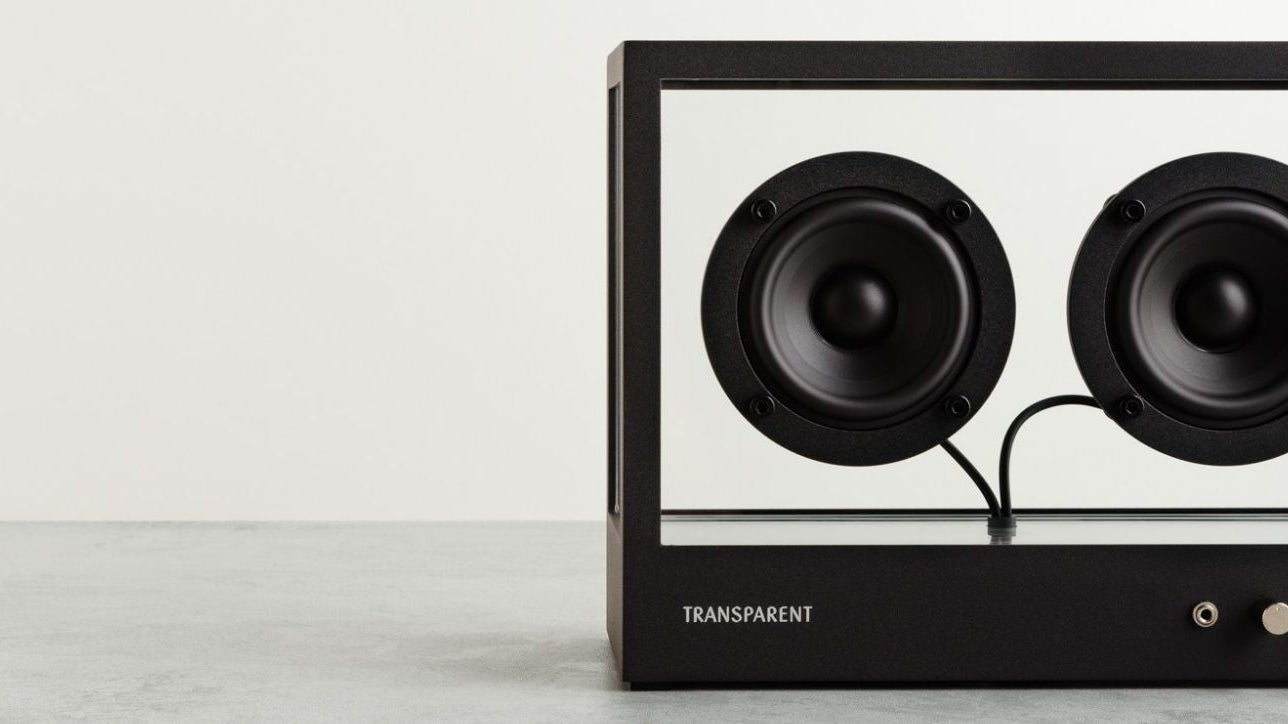 The Transparent Speaker: a device that gets better with age - Buy Me Once UK