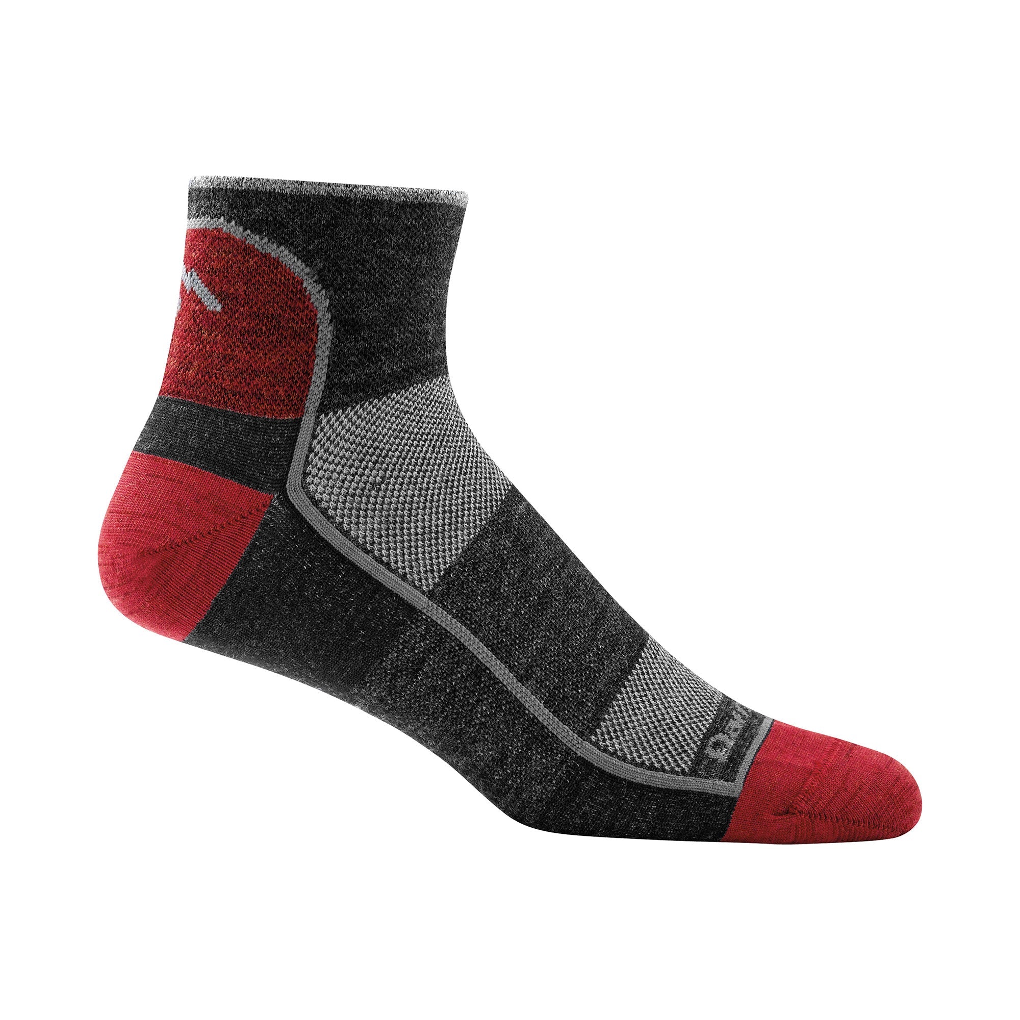 Mens Merino Wool Quarter Lightweight Running Seamless Socks