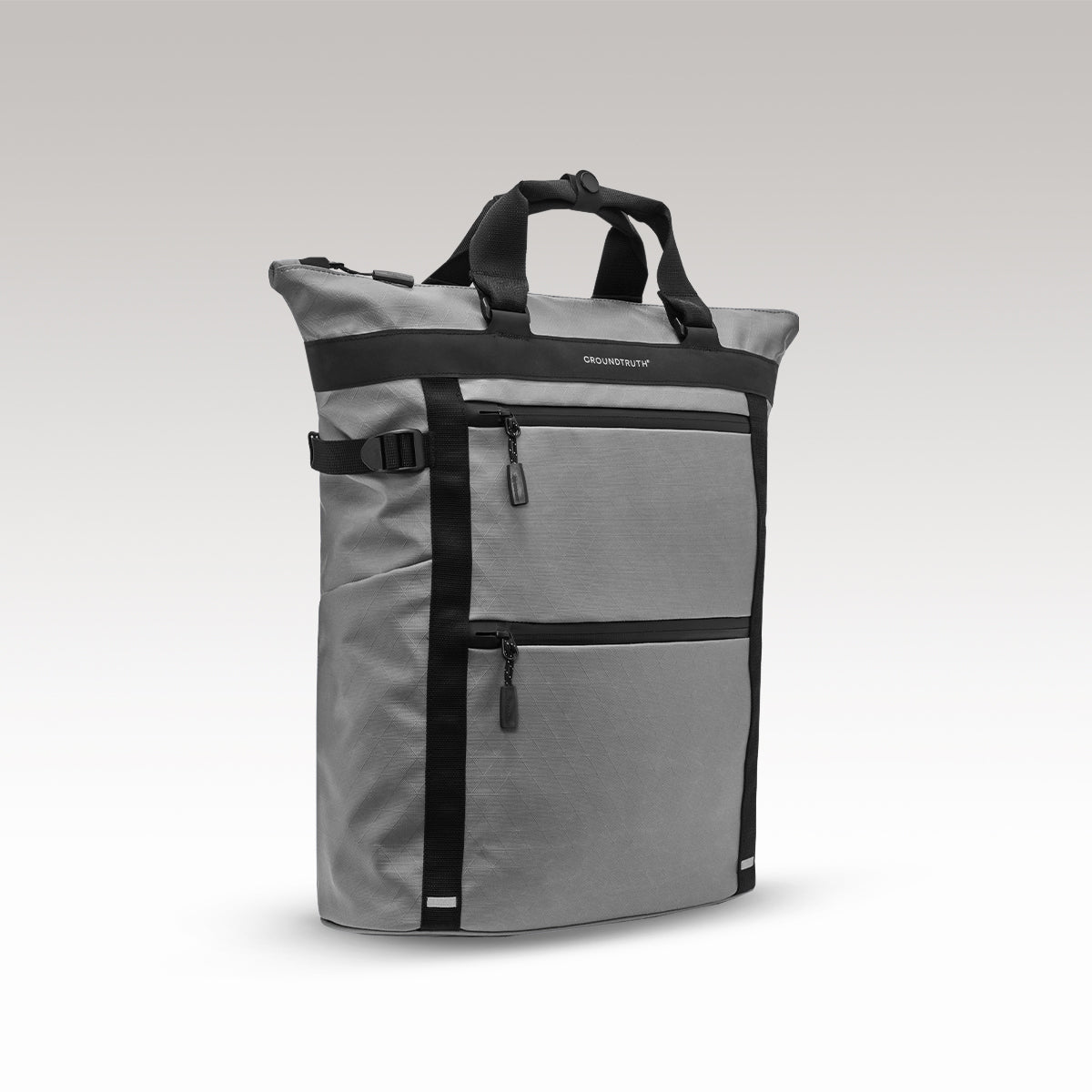 RIKR 17L Technical Tote Backpack GROUNDTRUTH color black #color_Summit Grey