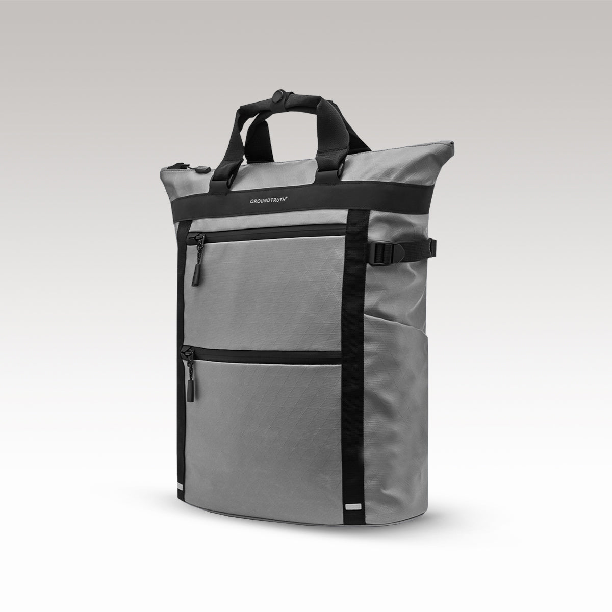 RIKR 17L Technical Tote Backpack GROUNDTRUTH color black #color_Summit Grey