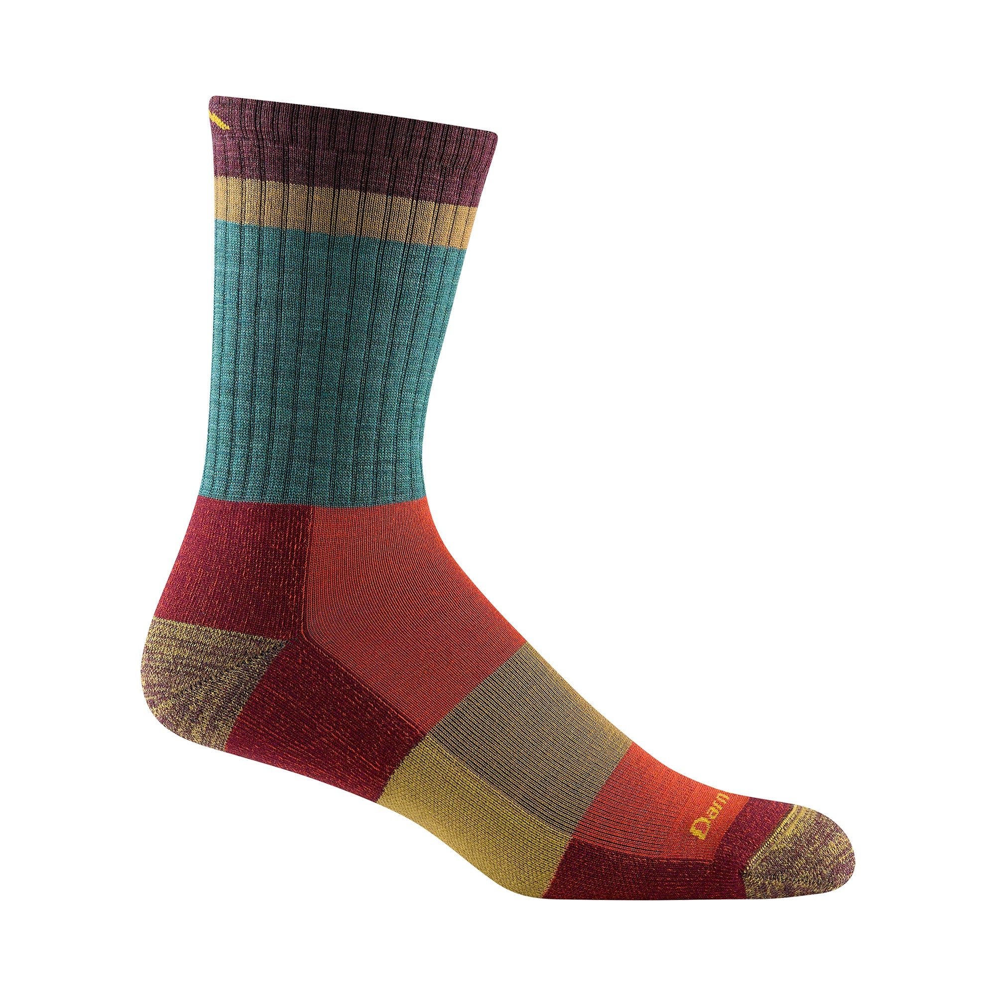 Mens Merino Wool Micro Crew Lightweight Seamless Hiking Socks