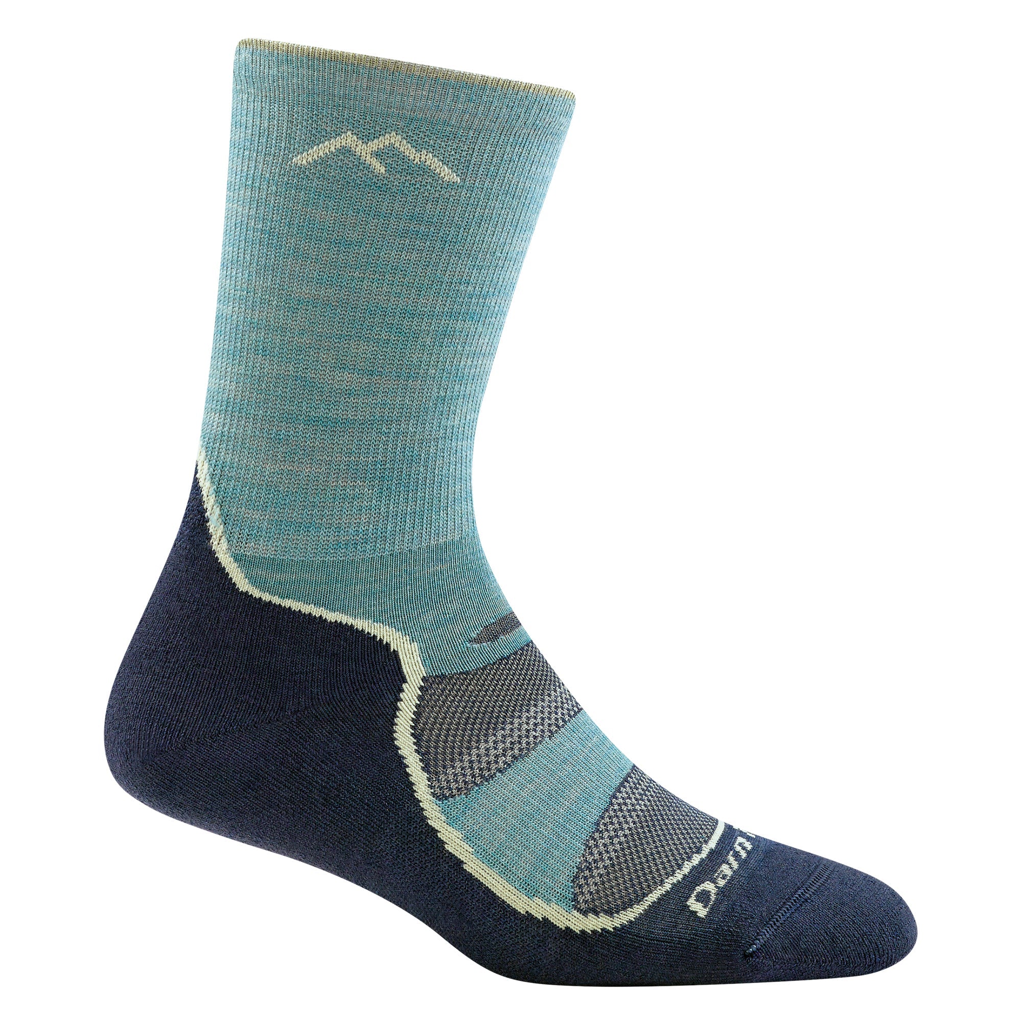 Ladies Micro Crew Lightweight Hiking Merino Socks
