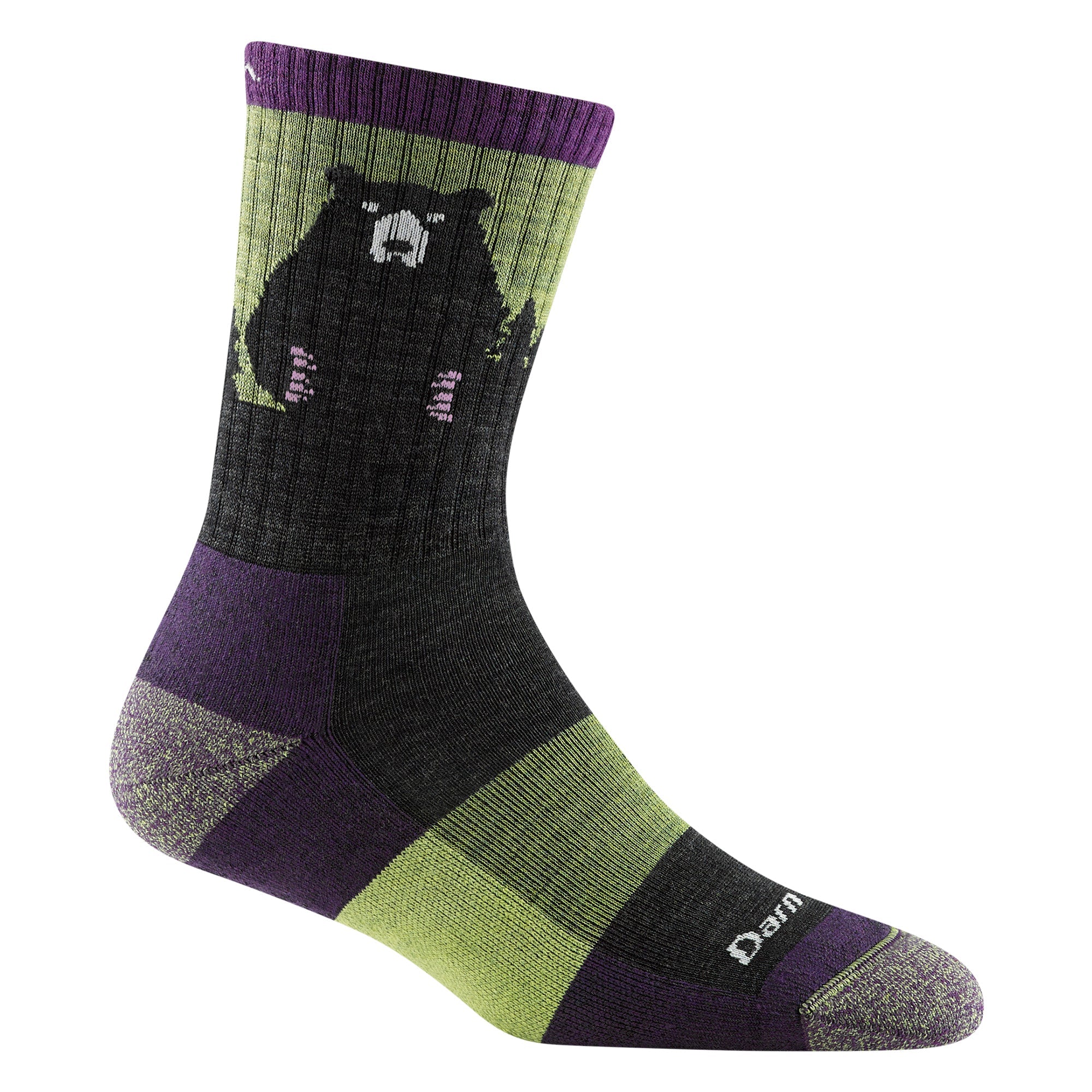 Ladies Novelty Bear Patterned Hiking Merino Socks