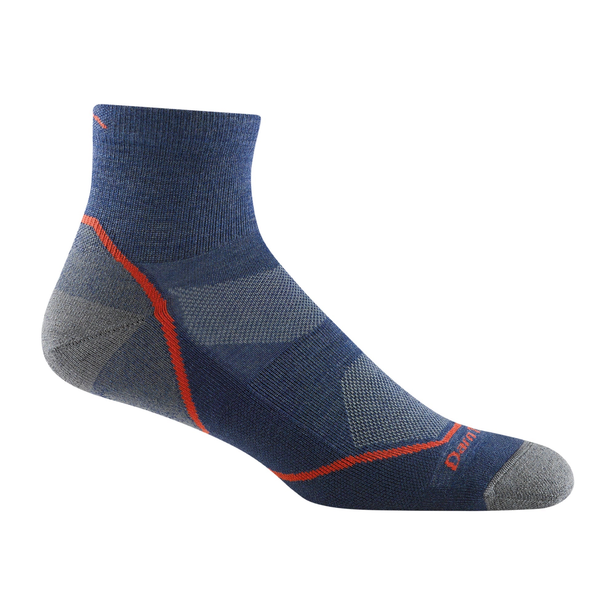 Mens Quarter Lightweight Hiking Anti Blister Merino Wool Socks