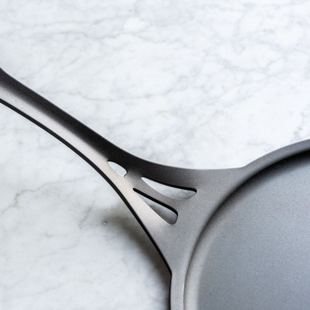 Solidteknics - 24cm Quenched Seamless Iron Crepe Pan - Buy Me Once UK