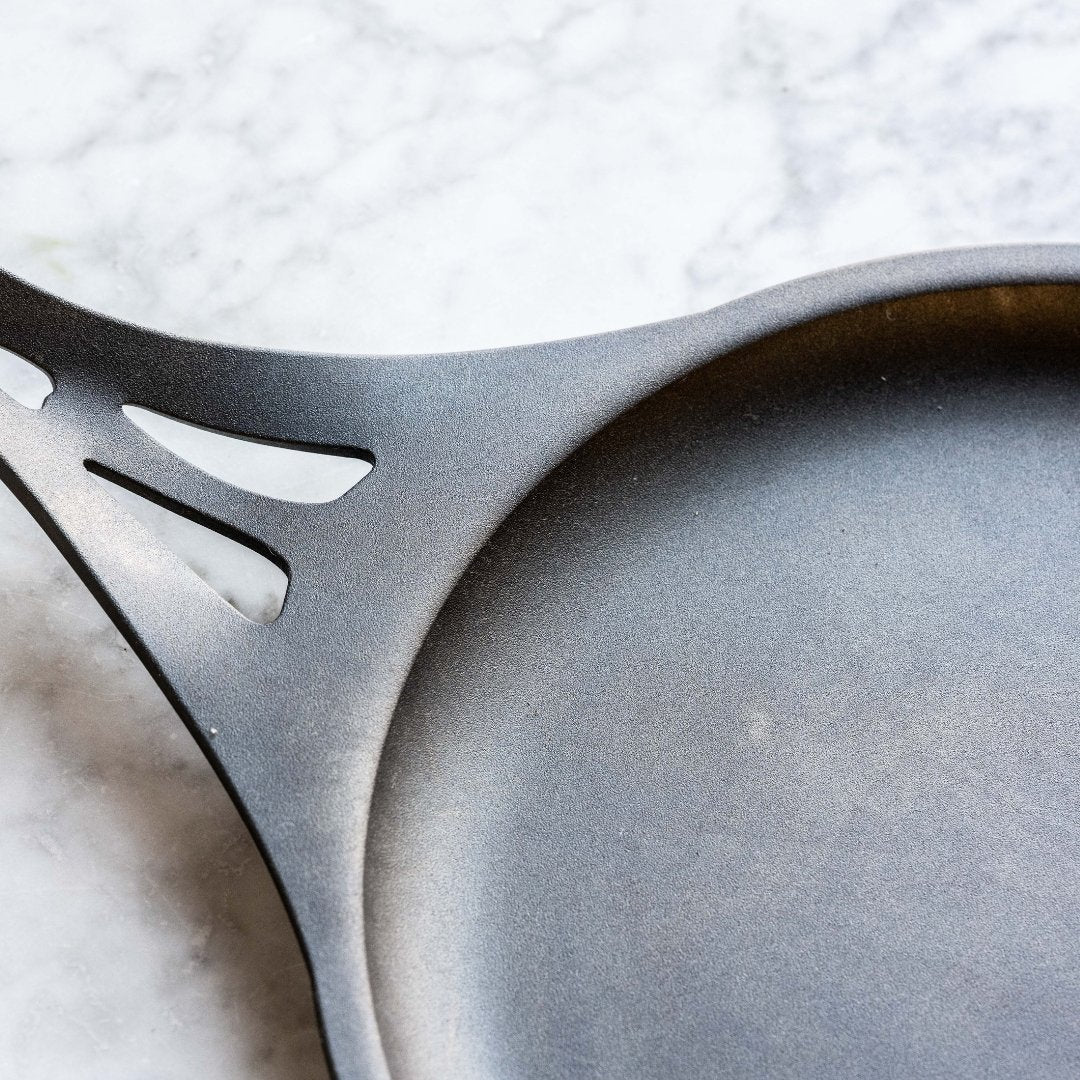 Solidteknics - 24cm Quenched Seamless Iron Crepe Pan - Buy Me Once UK