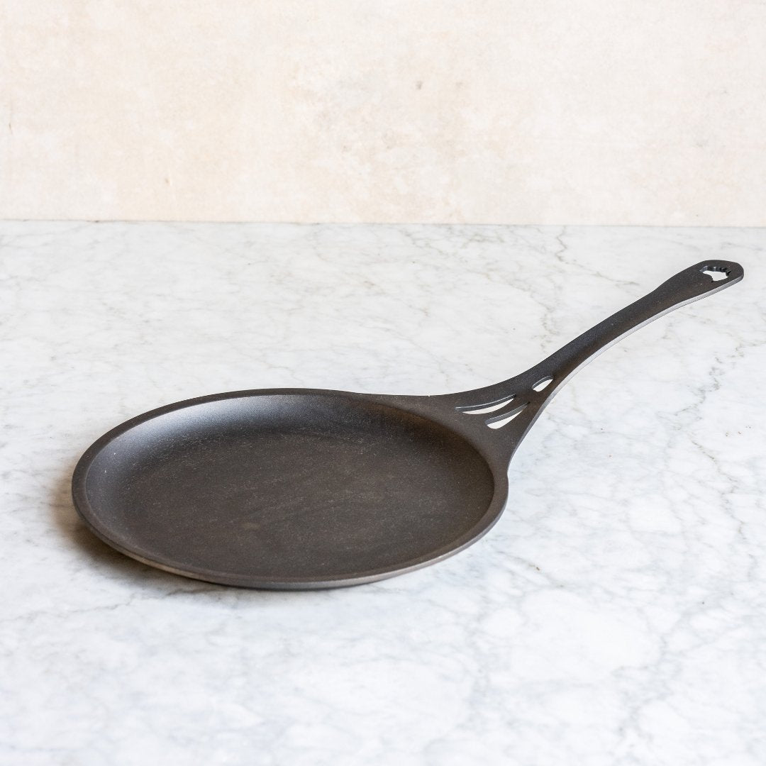 Solidteknics - 24cm Quenched Seamless Iron Crepe Pan - Buy Me Once UK