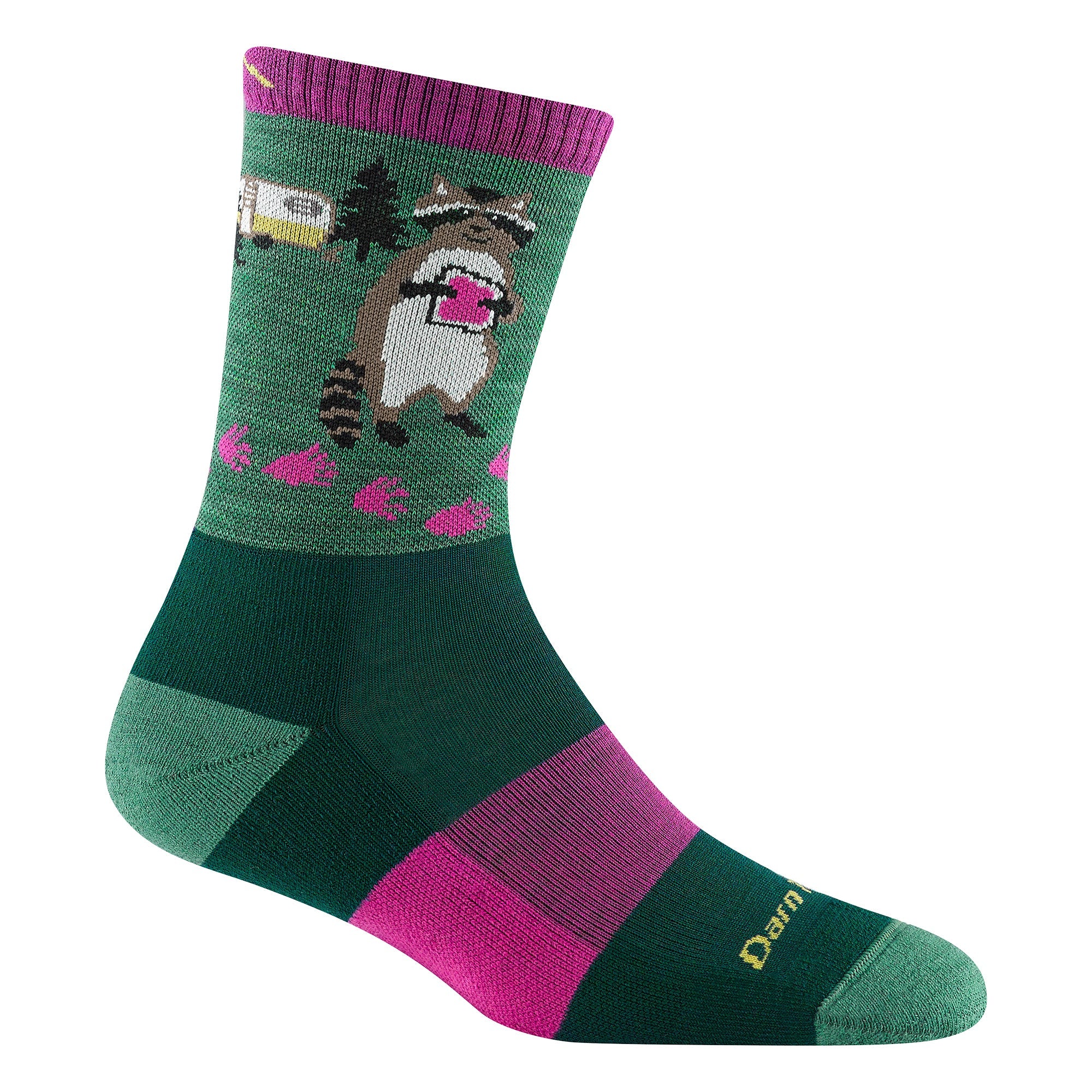 Ladies Merino Wool Animal Patterned Hiking Boot Socks