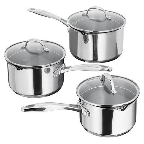 Stellar - 7000 3 Piece Draining Saucepan Set - Buy Me Once UK