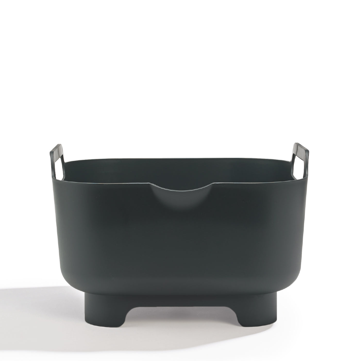 Recycled washing up bowl with sturdy handles, raised base for drainage, and eco-friendly design.