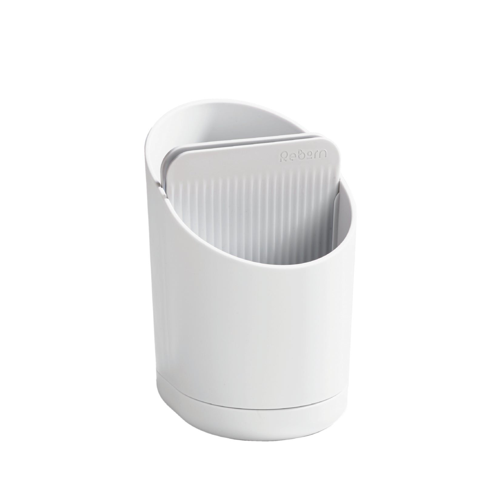 Eco-friendly recycled cutlery drainer with a sleek, modern design for organized, clutter-free countertops.