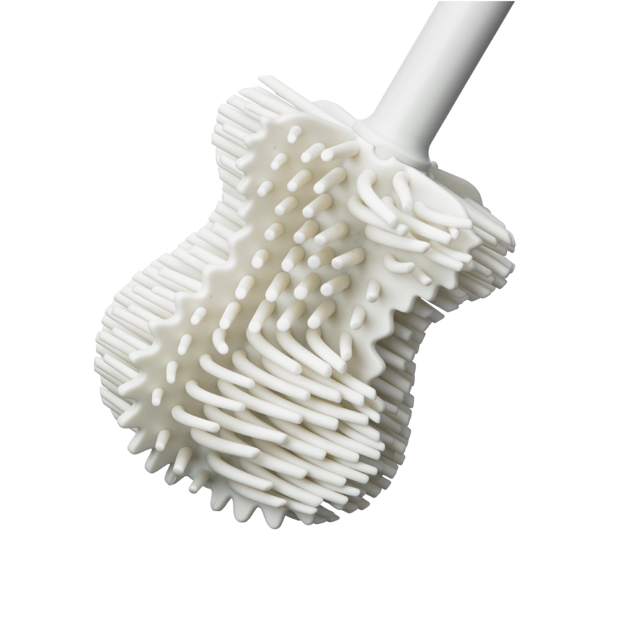 ReBorn toilet brush head with flexible bristles for thorough, scratch-free, and hygienic cleaning.