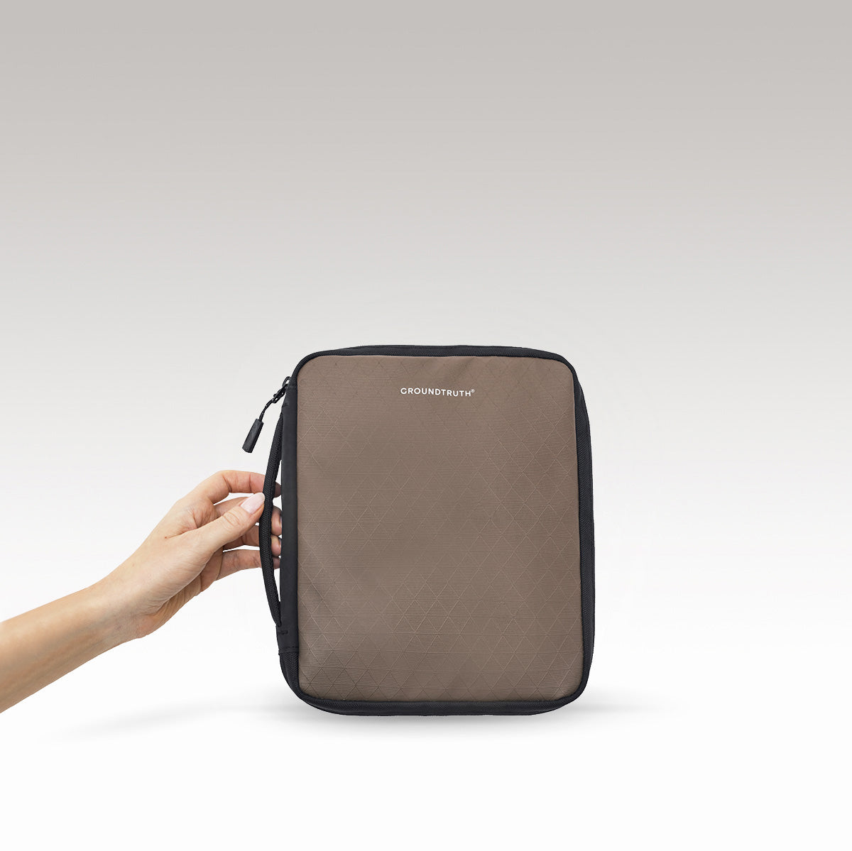 RIKR Tech Pouch GROUNDTRUTH #color_Stone Brown