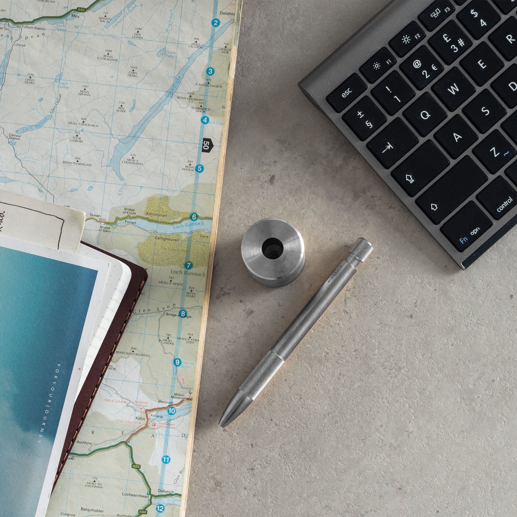 Pen/Pencil Holder - Steel made in England by Wingback.