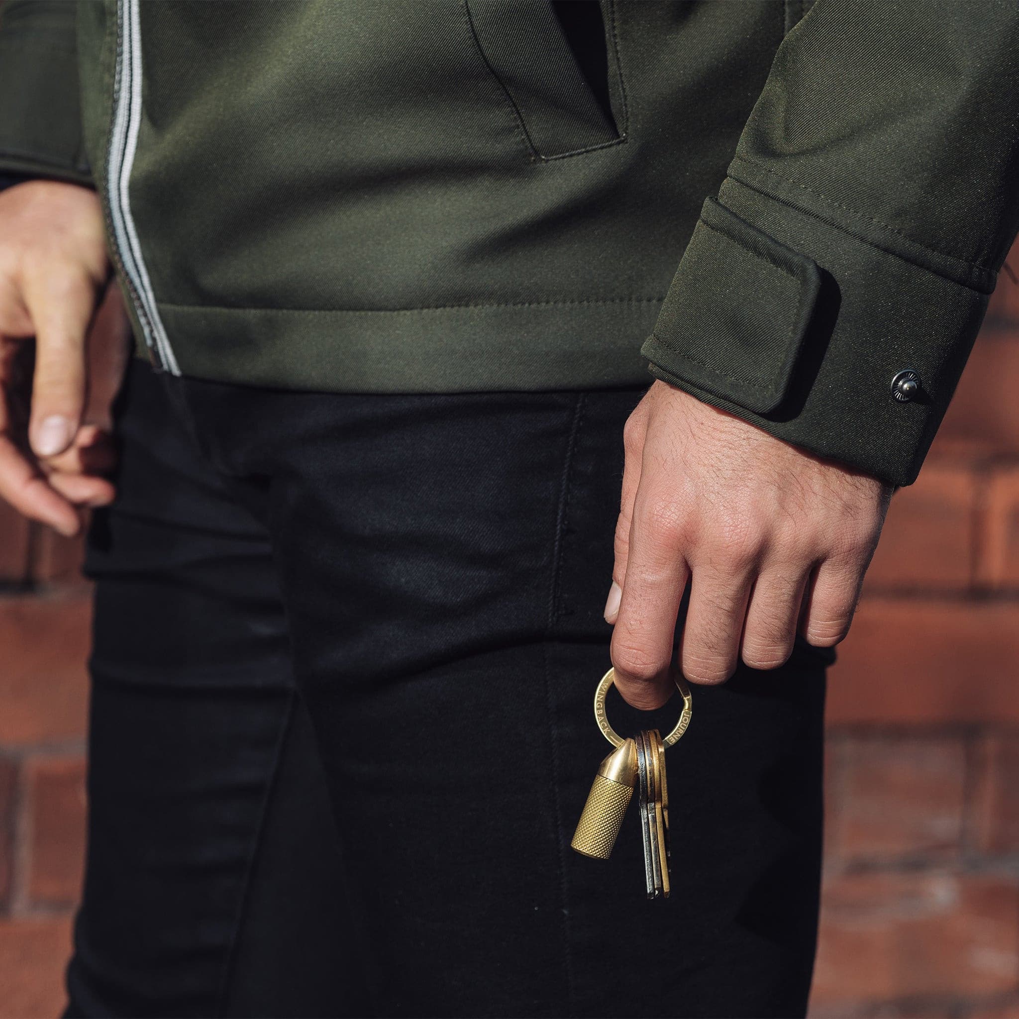 Key Cache - Brass made in England by Wingback.