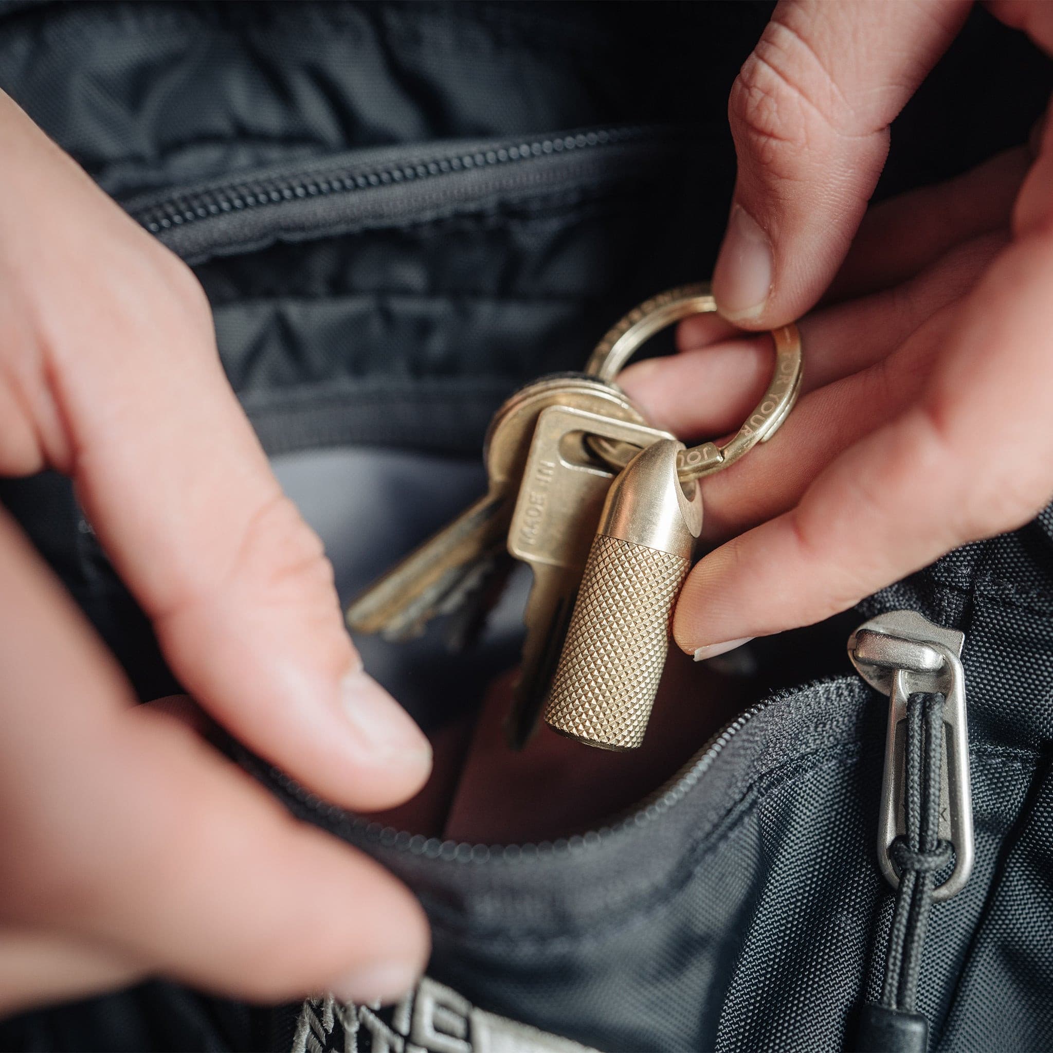 Key Cache - Brass made in England by Wingback.