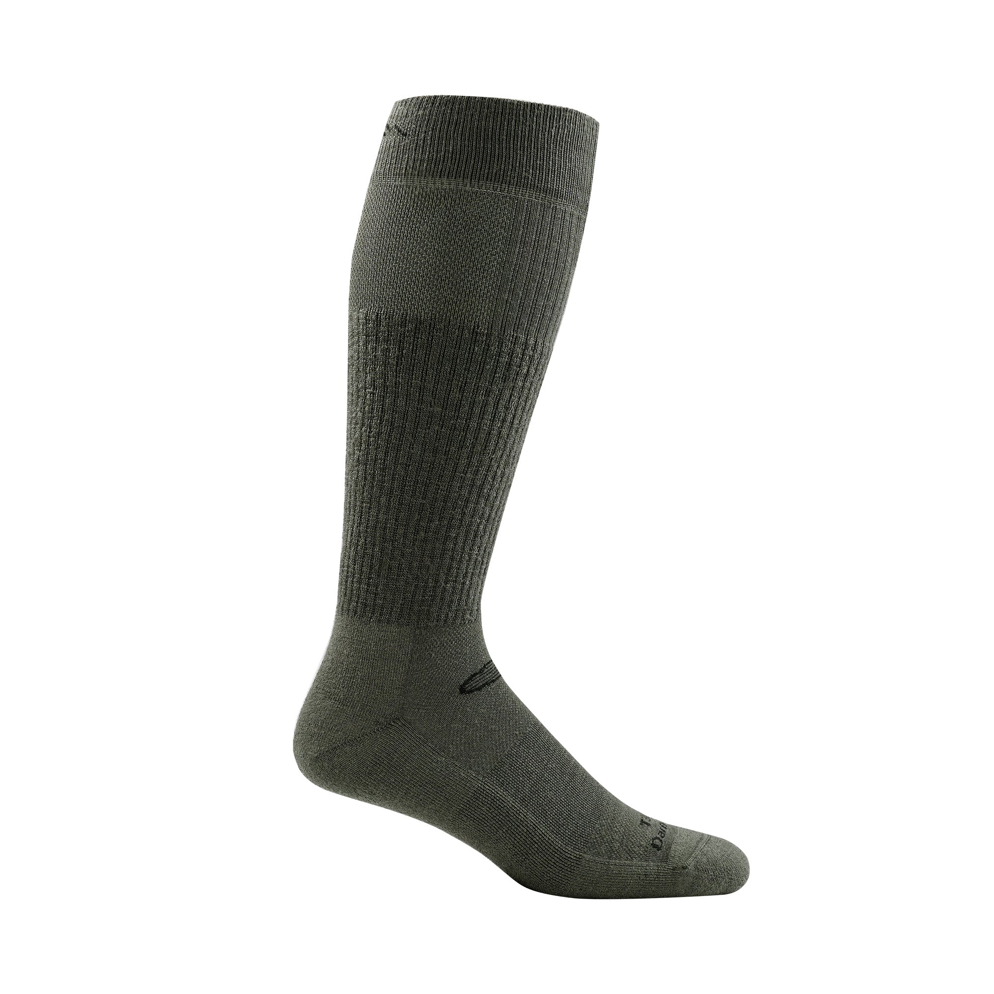 Mens Merino Wool Mid-Calf Lightweight Tactical Cushioned Boot Socks