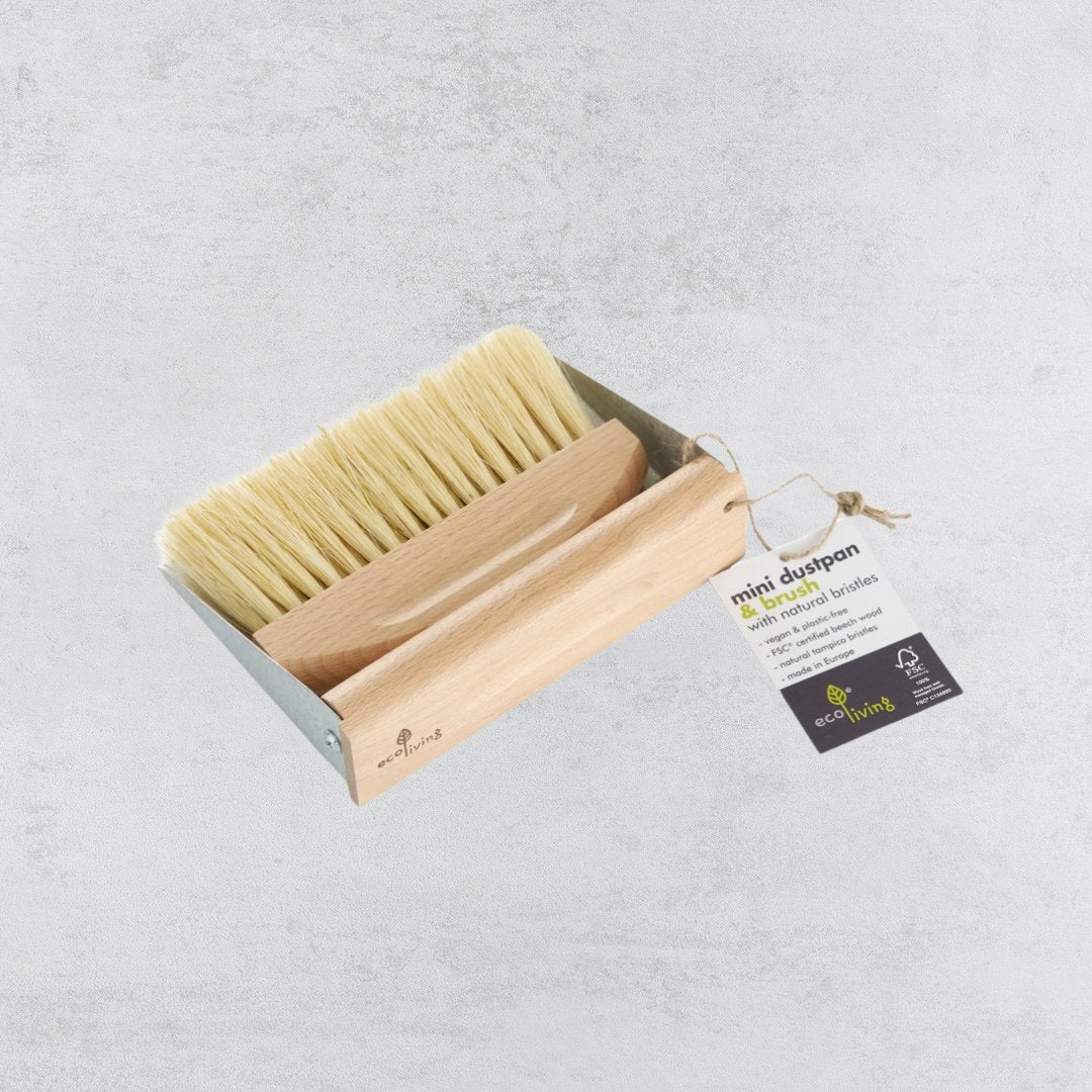 Eco Living - Beechwood Mini Dustpan Set - Buy Me Once UK