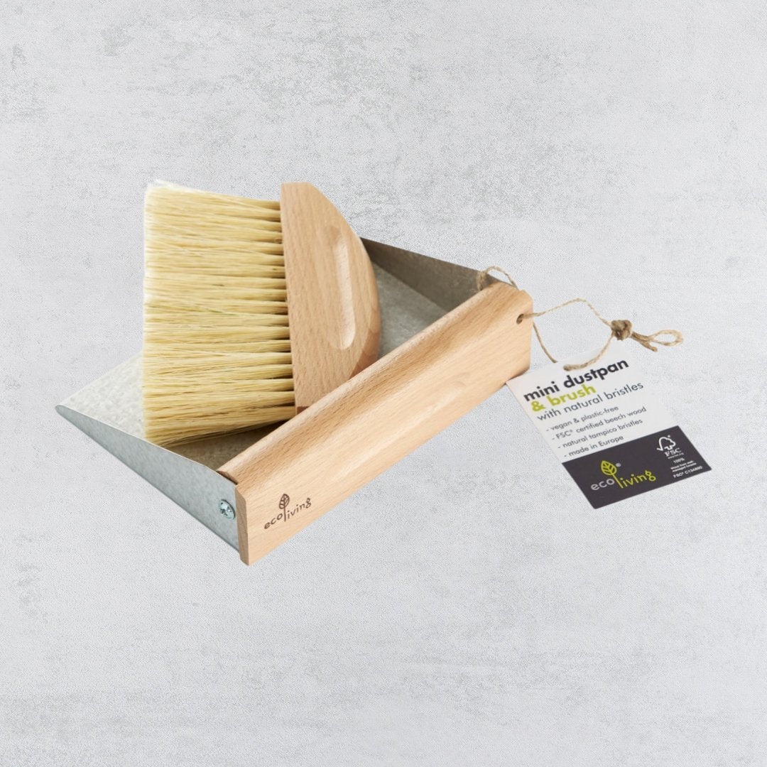 Eco Living - Beechwood Mini Dustpan Set - Buy Me Once UK