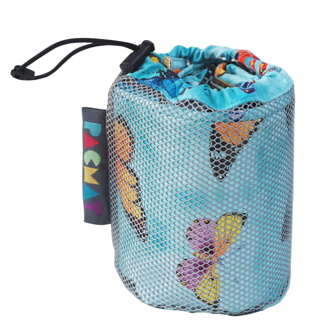 Pacmat - Butterfly Print, Recycled Material Picnic Blanket, Family Size - Buy Me Once UK