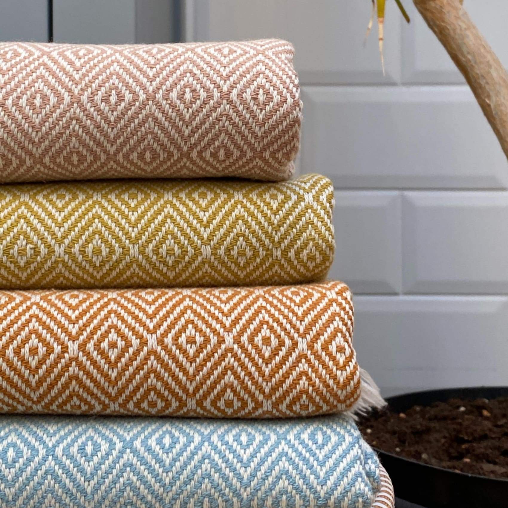 Luks Linen - Damla Organic Cotton Blanket - Buy Me Once UK