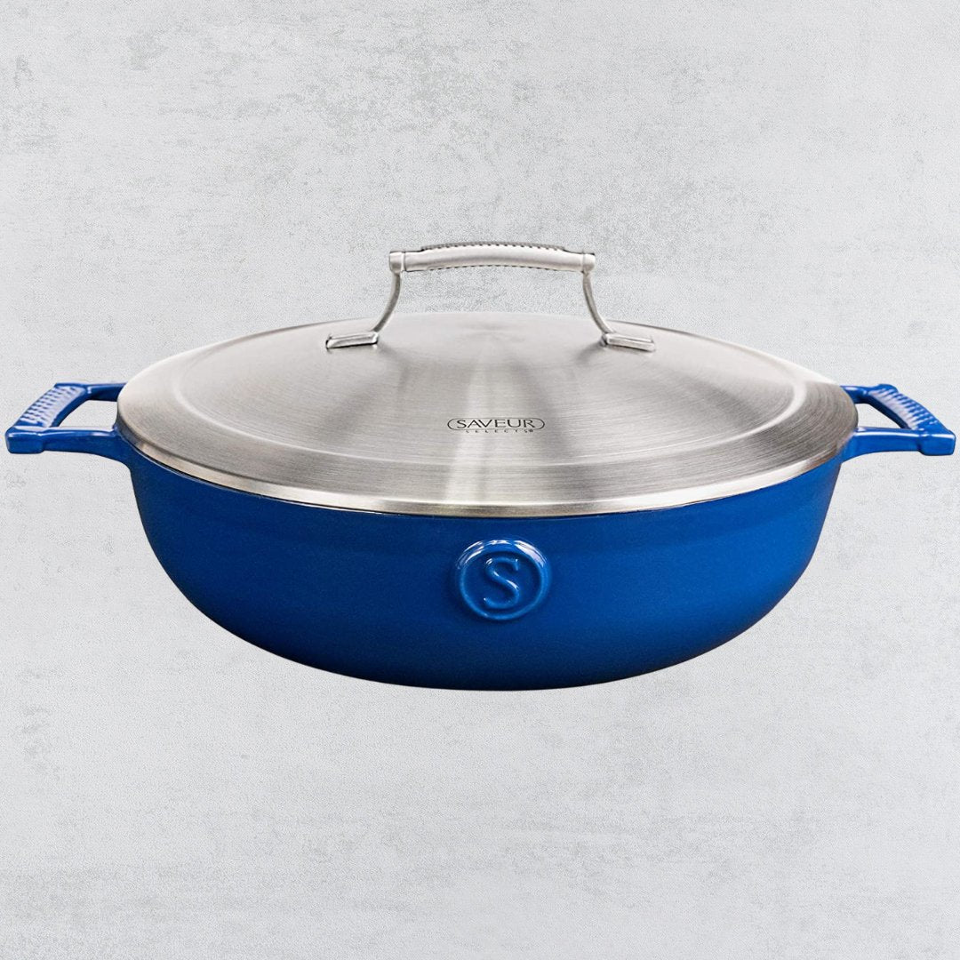 SAVEUR Selects - Enamelled Cast Iron Saute Pan 4.2L - Buy Me Once UK