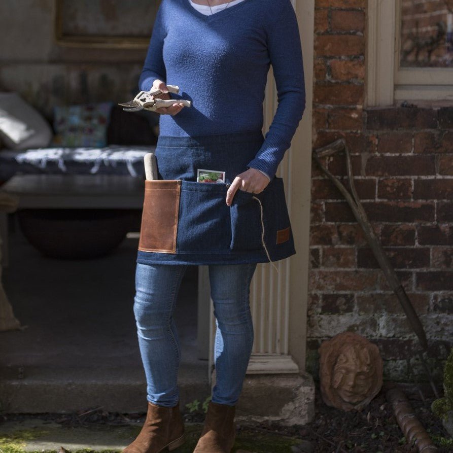 Risdon & Risdon - Gardener's Waist Apron - Canvas or Denim - Buy Me Once UK