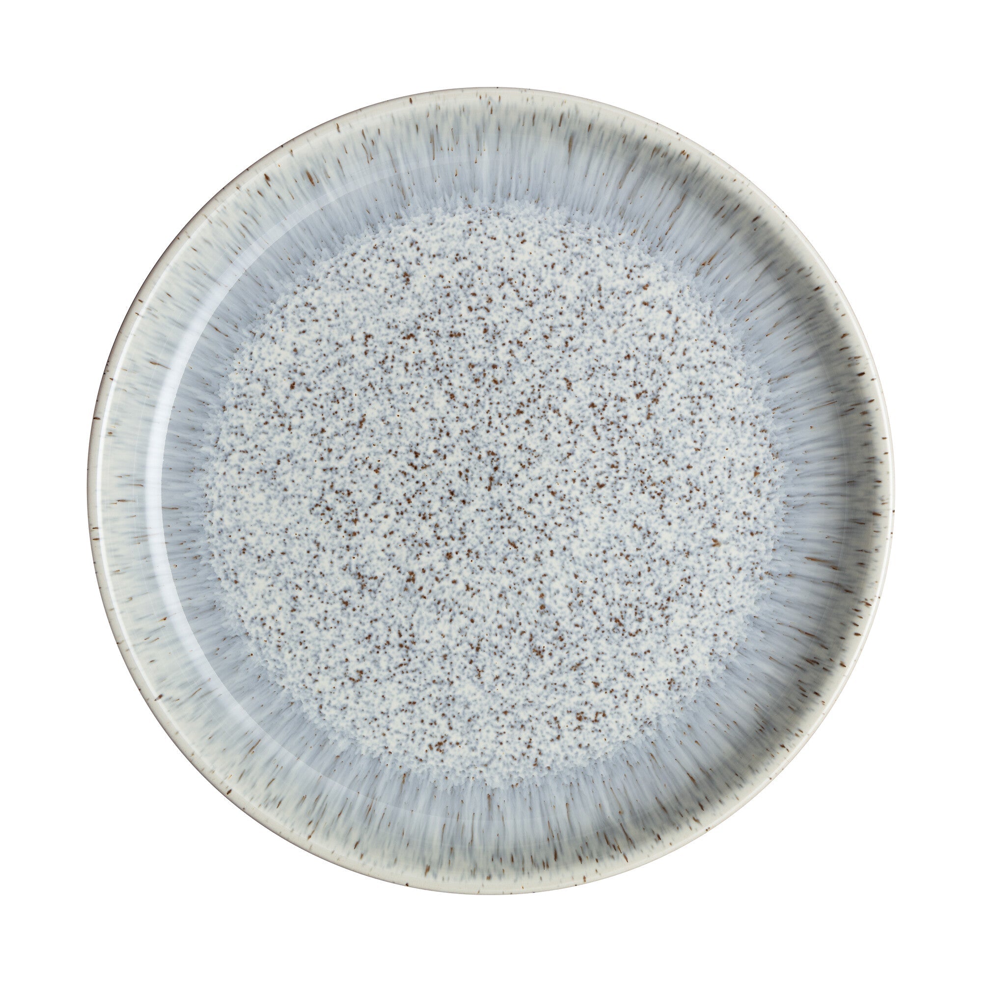 Denby - Halo Speckle Set of 4 Coupe Dinner Plates - Buy Me Once UK