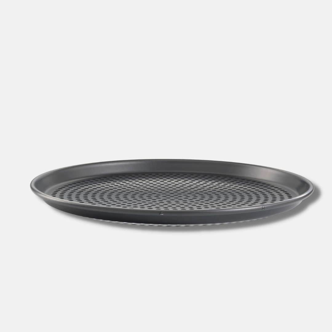 Mermaid - Hard Anodised Perforated Baking Tray, Round - Buy Me Once UK