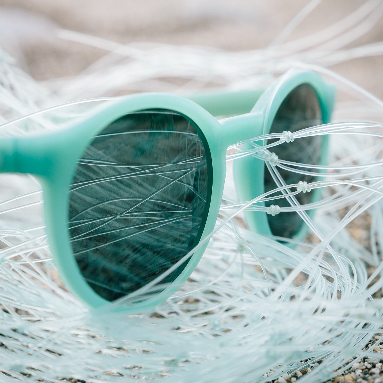 Waterhaul - Harlyn Marine Waste Sunglasses, Aqua - Buy Me Once UK