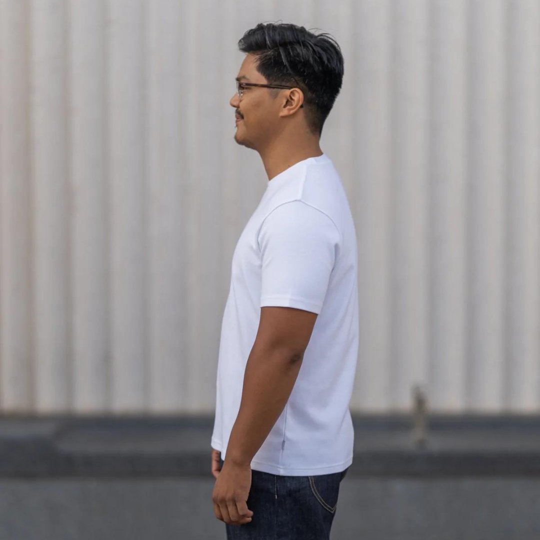 Blackhorse Lane Ateliers - Heavyweight Organic Cotton T-Shirt, White - Buy Me Once UK