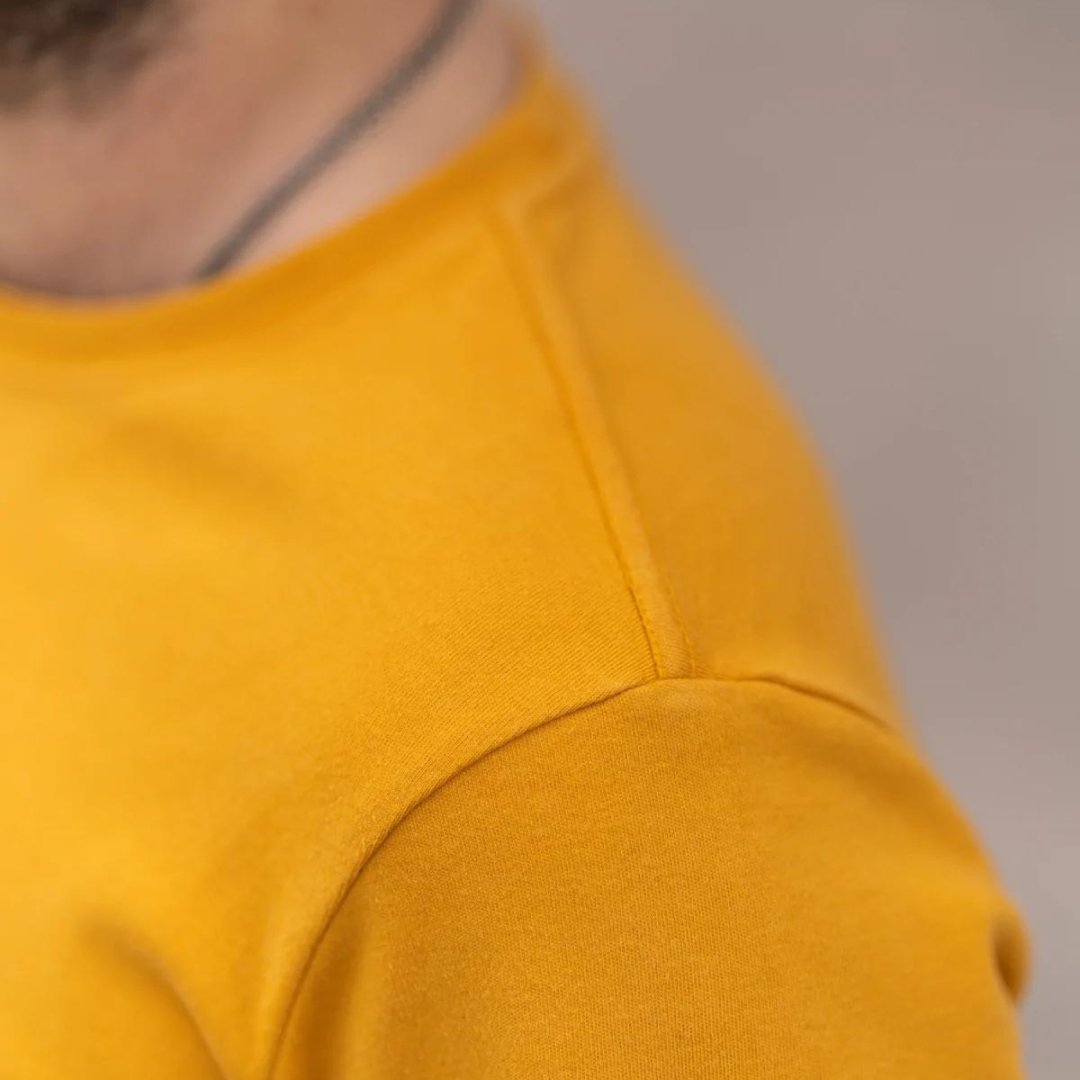 Blackhorse Lane Ateliers - Heavyweight Organic Cotton T-Shirt, Yellow - Buy Me Once UK