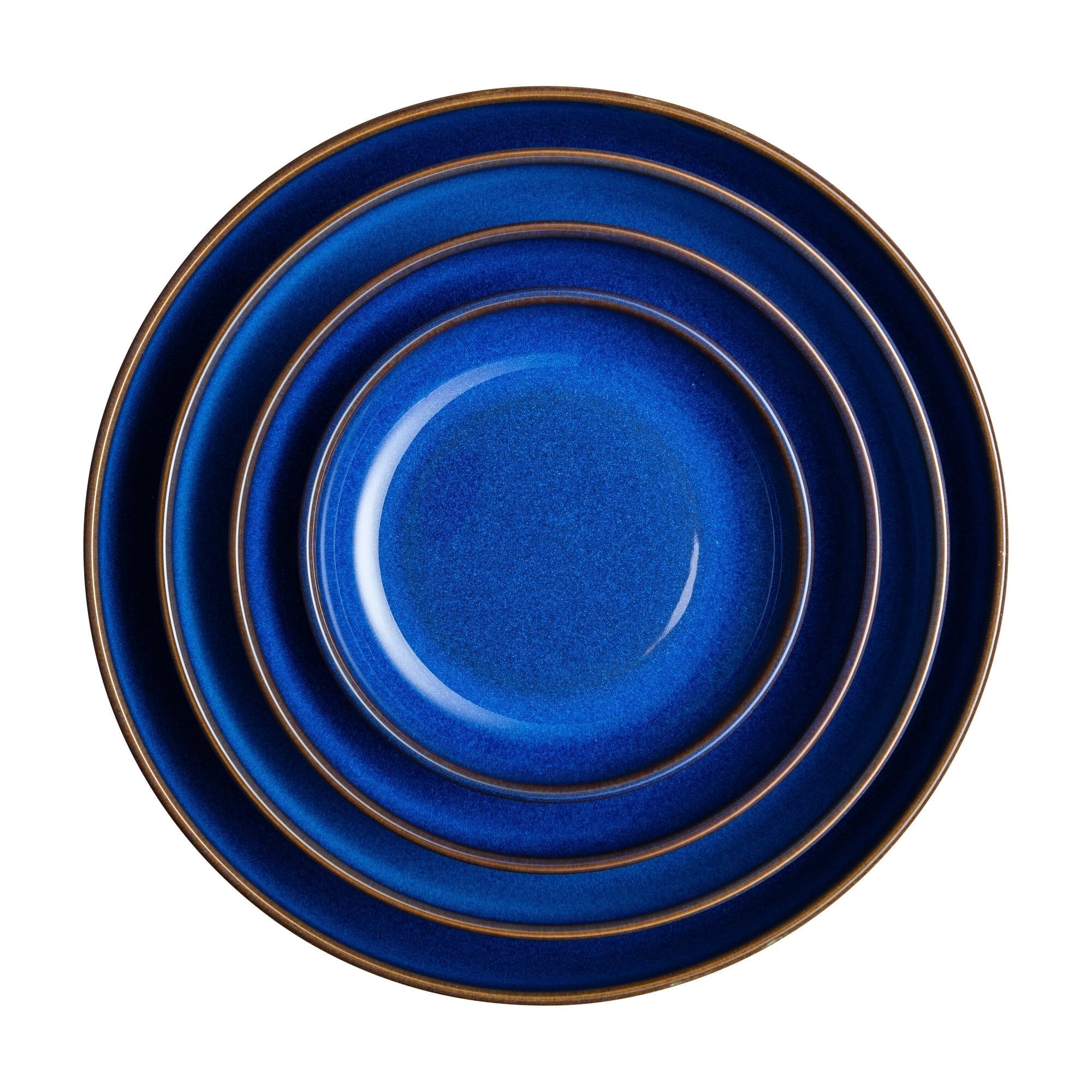 Denby - Imperial Blue 4 Piece Nesting Bowl Set - Buy Me Once UK