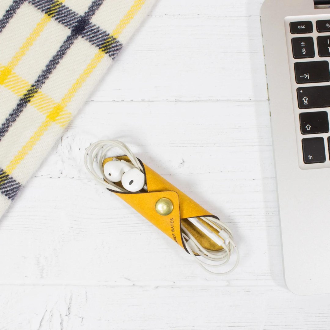 Tanner Bates - Leather Cable Tidy, Set of 2 - Buy Me Once UK