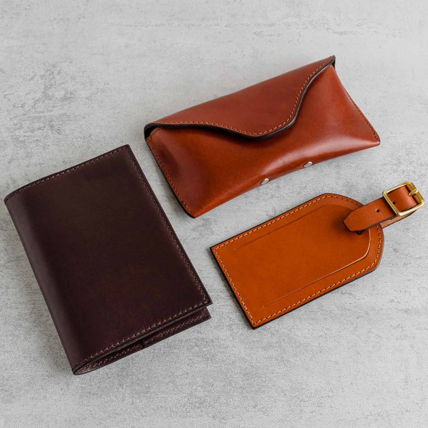 Tanner Bates - Leather Steamship Luggage Tag - Buy Me Once UK