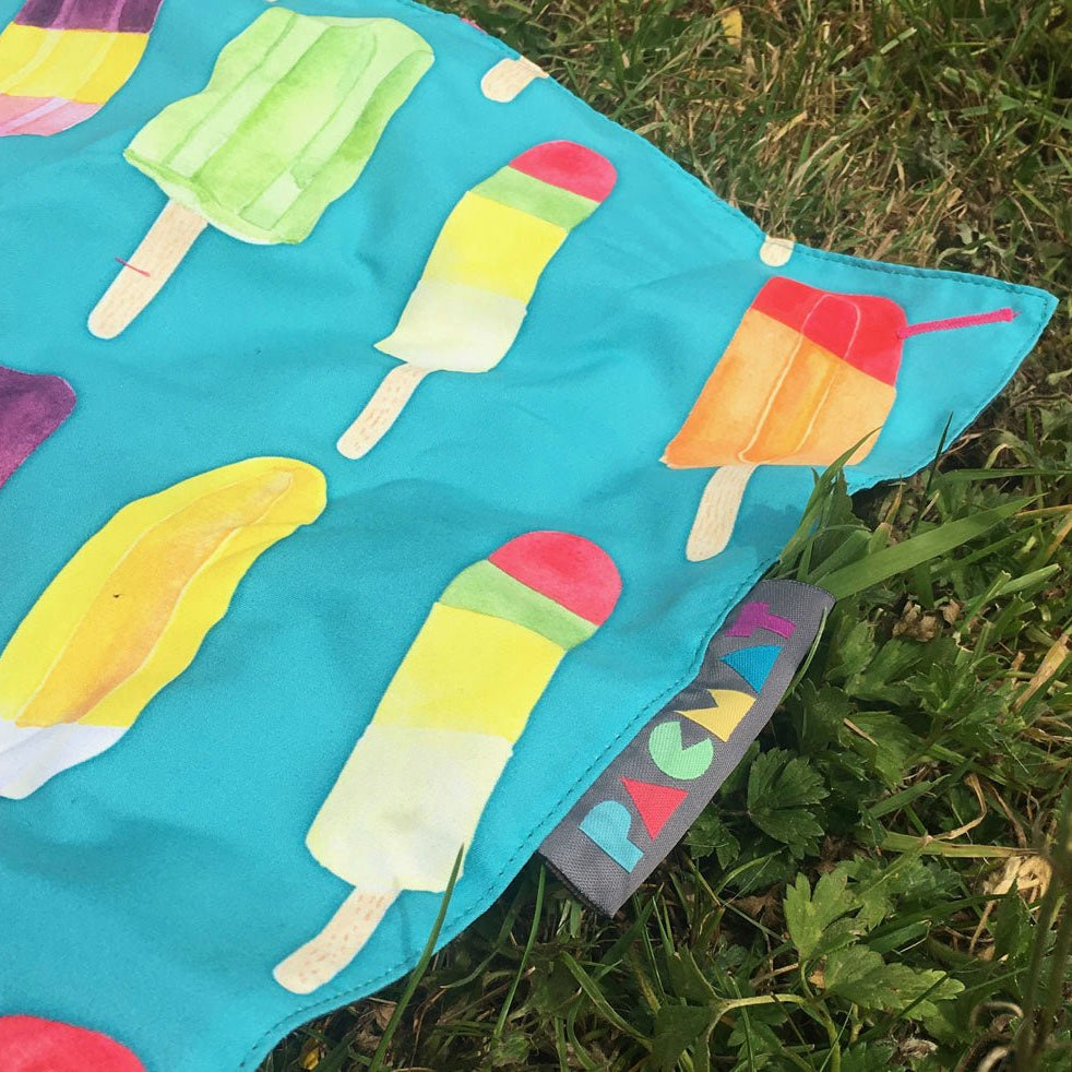 Pacmat - Lollipop Print Waterproof Picnic Blanket, Family Size - Buy Me Once UK