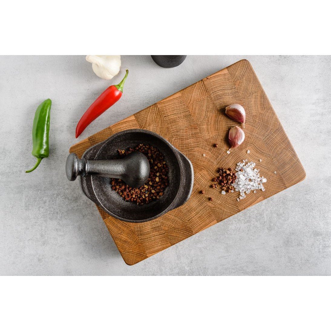 GT Woodshop - Oak End Grain Chopping Board, Small - Buy Me Once UK