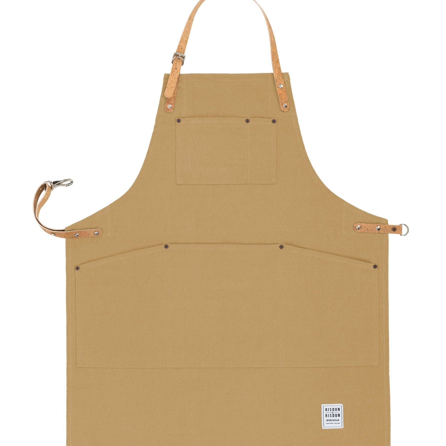 Risdon & Risdon - Premium Canvas Apron with Cork, Various Colours - Buy Me Once UK