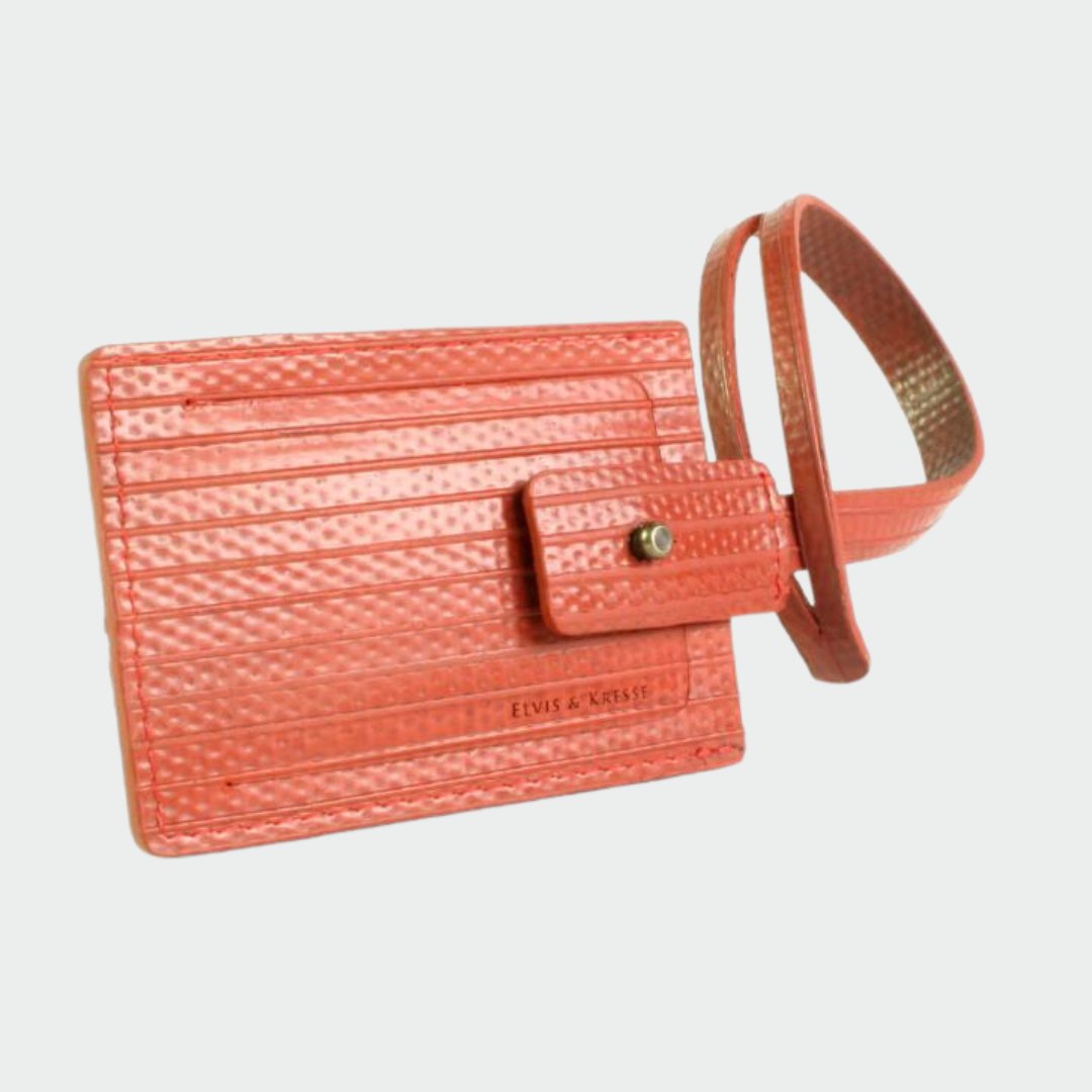 Elvis & Kresse - Reclaimed Fire Hose Luggage Tag - Buy Me Once UK