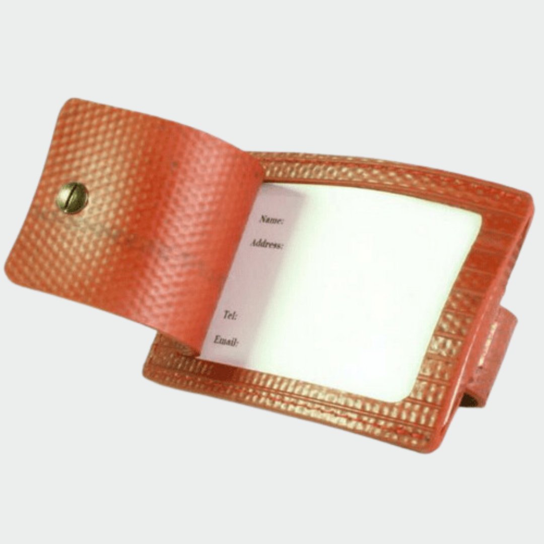 Elvis & Kresse - Reclaimed Fire Hose Luggage Tag - Buy Me Once UK