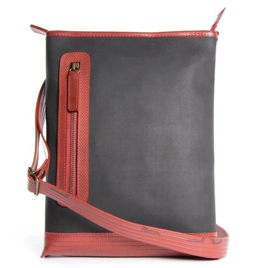 Elvis & Kresse - Reclaimed Fire Hose Reporter Bag - Buy Me Once UK