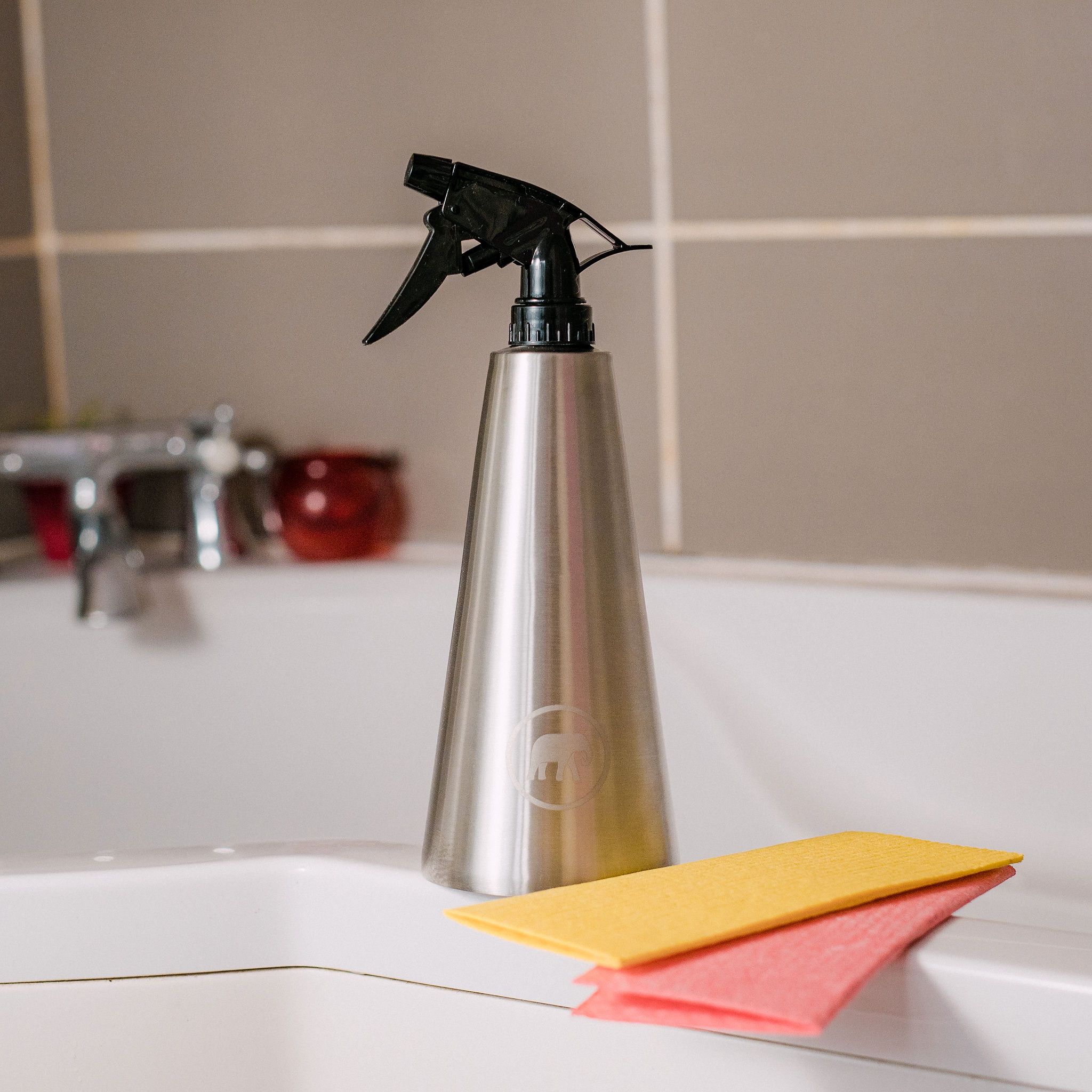 Reusable Stainless Steel Spray Bottle - 750ml Elephant Box