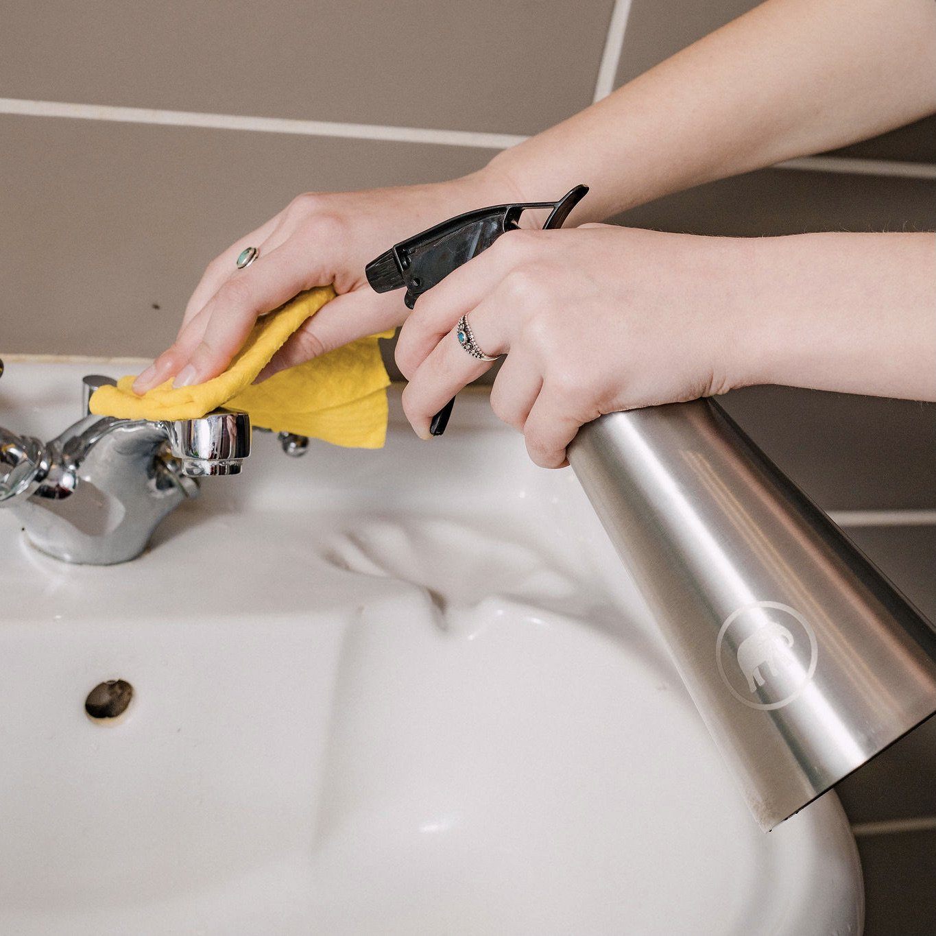 Reusable Stainless Steel Spray Bottle - 750ml Elephant Box