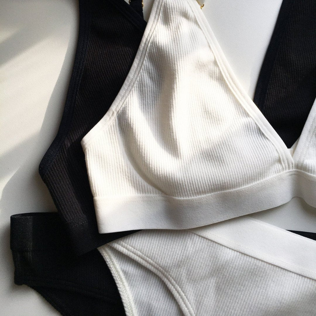 Elliot Organics - Ribbed Organic Cotton Bra & Brief Set - Buy Me Once UK