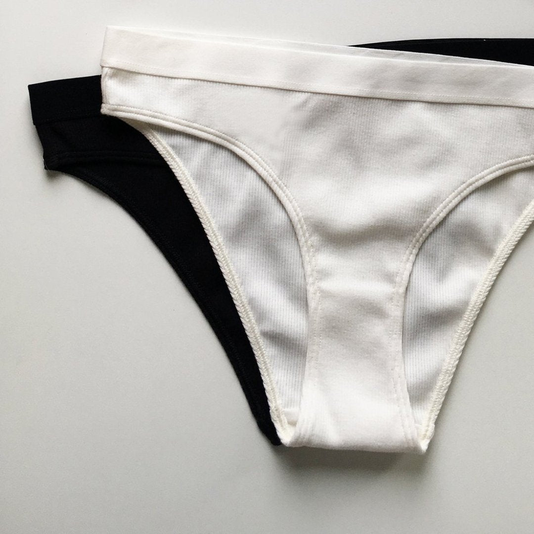 Elliot Organics - Ribbed Organic Cotton Bra & Brief Set - Buy Me Once UK