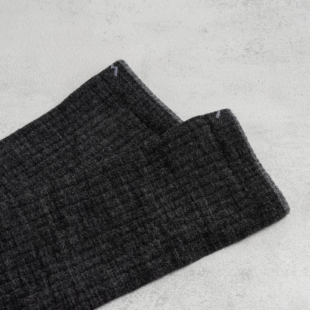 Darn Tough - Solid Basic Crew Light Socks, Charcoal - Buy Me Once UK
