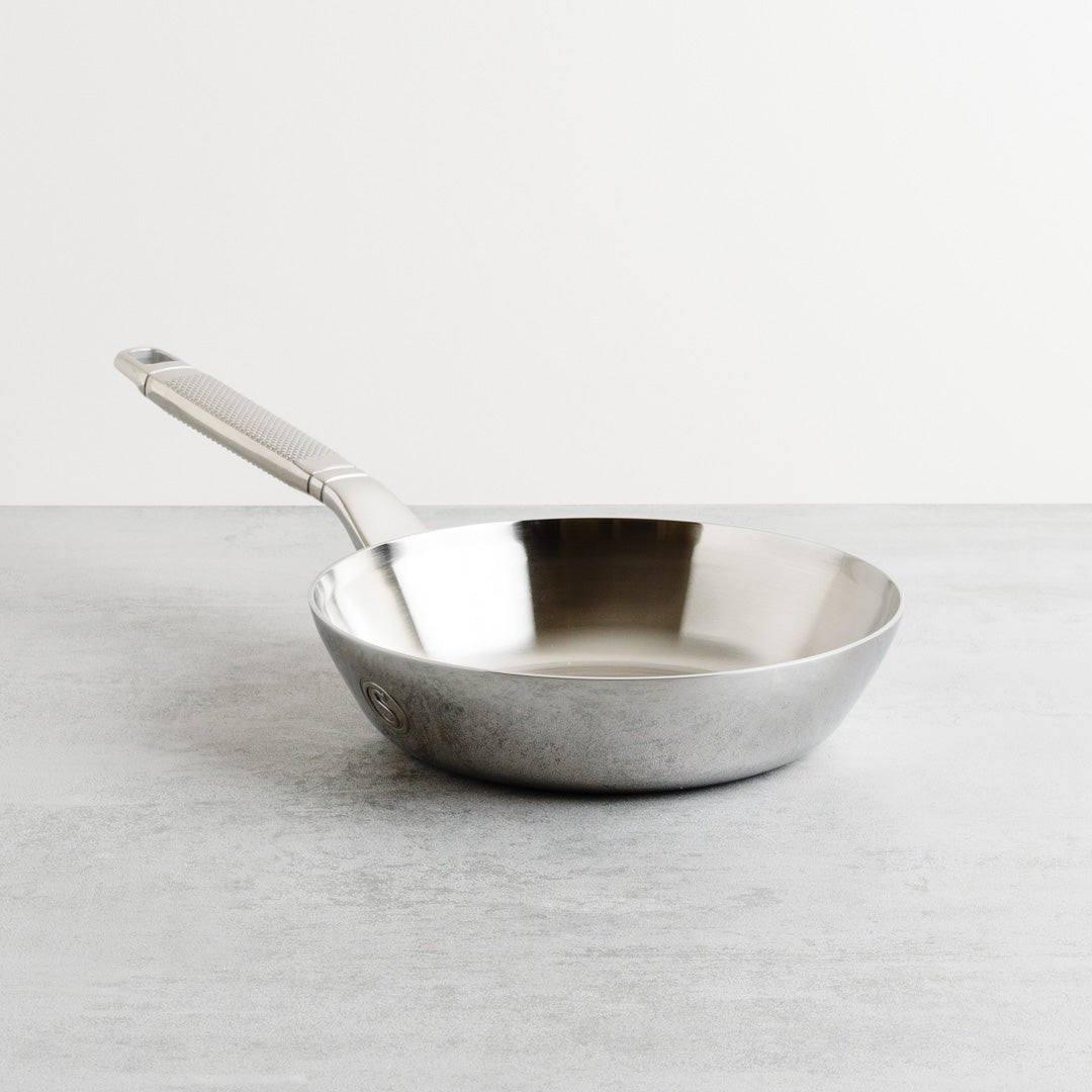 SAVEUR Selects - Tri-Ply Stainless Steel Frying Pan Set of 2 - Buy Me Once UK