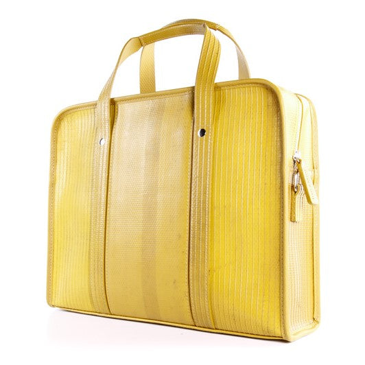 Reclaimed Fire Hose Compact Briefcase - BuyMeOnce Direct - BuyMeOnce UK